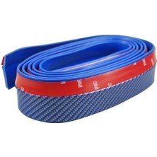 Mavi 2,5 Metre Araba Oto Ön Tampon Koruyucu Kauçuk Pratik Tampon Şerit Bant Döşeme Kiti