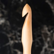 Marsilyan La Mia Whitewood 12 mm 15.5 cm Ahşap Yün Tığ