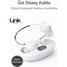 On6 Store Link Tech Dot.1 Bluetooth 5.3 Dijital Göstergeli True Wireless Kablosuz Kulaklık