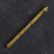 İlk El Grup Addi Champagner 9mm 15CM Plastik Simli Yün Tığ - 4