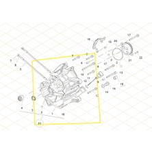 Qj LTM125 Motor Bloğu Sağ Çıkma