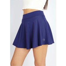 Softandbasic Kadın Bol Kesim Içi Taytlı Cep Detaylı Günlük Tenis Şort  Etek