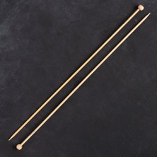 Marsilyan Addi Bambus 3,5mm 35CM Bambu Örgü Şişi - 500-7