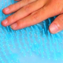 İlk El Grup Silikon Fırçalı Banyo Masaj Matı ve  Ayaklar Için Topuk Masaj Paspası