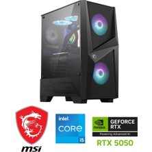 MSI Gaming Pc Ddr4 / 8 GB RTX-5050 / 12.nesil İ5-12400F / 16 GB Ddr4 Ram / 500 GB M.2 SSD / WİN11 Pro