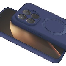CPT83 Xiaomi Mi 15T Pro Regal Magsafe Standlı Kapak - Lacivert Modern Asır (3927)