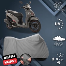 ULTRASHOP Peugeot Belville 200I Abs  Su Geçirmez Motosiklet Brandası Dış Mekan Motosiklet Örtüsü