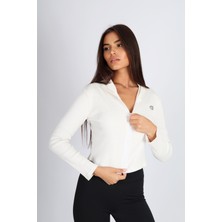 Softandbasic Fermuarlı Kapüşonlu Premium Kumaş Siyah Hırka