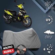 ULTRASHOP Rks Rodos 100   Su Geçirmez Motosiklet Brandası Dış Mekan Motosiklet Örtüsü