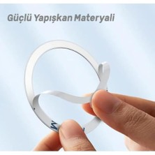 Power Metal Halka Yüzük Ring 8 ve Üstü Model ile Uyumlu Gümüş 4'lü Paket