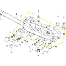 Qj LTM125 Motor Bloğu Sol Çıkma