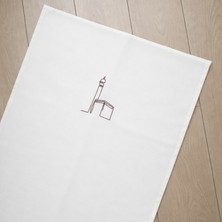 Namazify Krem Keten Seccade - Kabe Desenli