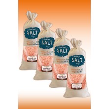 Zencefil Organik Bez Torba Himalaya Tuzu Sofralık İnce Öğütülmüş Pembe Renk 4 Kg.