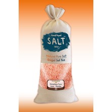 Zencefil Organik Himalaya Tuzu  Bez Torbada İnce Çekim Pembe Renk 1 kg