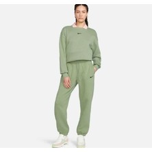 Nike Sportswear Phoenix Fleece High-Rise Yeşil Kadın Eşofman Altı DQ5887-386