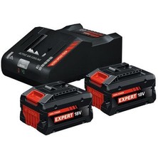 Bosch Başlangıç Seti 2x EXBA18V-80 8.0 Ah + EXAL18V-160