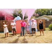 Bi Seyyar Cinsiyet Tüpü - Gender Reveal Partisi Tüpü Pembe Renk