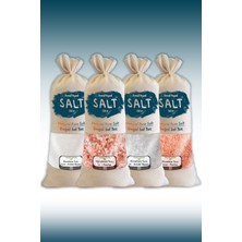 Zencefil Organik Himalaya Tuzu Pembe iri + İnce Beyaz İri + İnce Sofralık + Solelik Himalaya Tuz 4 kg