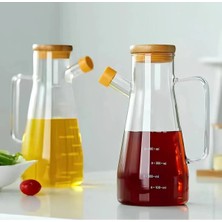 Bi Seyyar Standlı 2'li Cam Yağdanlık