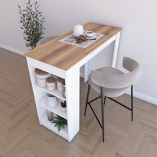 Dienni Raflı Mutfak Masası 100X120X50