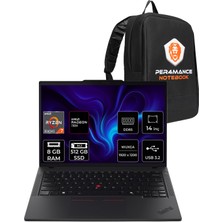 Lenovo Thinkpad P14S Gen 5 Amd Ryzen 7 Pro 8840HS 8gb 512GB SSD 14" Fhd+ Fdos Taşınabilir Bilgisayar & Per4 Çanta 21MFS2MQ00P302