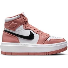 Nike Air Jordan 1 Elevatevhıght Leather Unisex Sneaker Hakiki Deri Günlük Spor Ayakkabı Beyaz Pembe