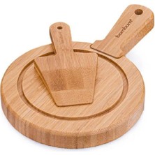 Bambum Rokfor - 2 Parça Peynir Servis Seti Yuvarlak B4666