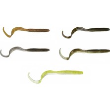 Savage Gear Lb Rib Worm 90 mm 10 Adet Silikon Suni Balık