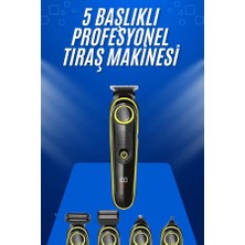 Bi Seyyar Tıraş Makinesi Şarjlı 5 Başlıklı Burun ve Kulak Temizleme