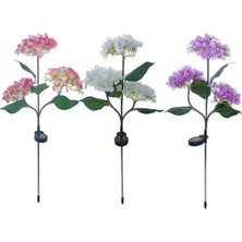 Bi Seyyar Güneş Enerjili Kazıklı Çiçek LED Lamba