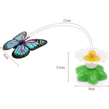 Bi Seyyar Hareketli Pilli Kelebek Kedi Oyuncağı