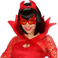 Bi Seyyar Kırmızı Renk Bıyık Tasarımlı Kedi Gözlüğü