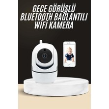 Bi Seyyar Akıllı Güvenlik Kamerası Hd Görüntü Kalitesi Hareket Algılama Wifi Kamera