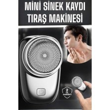 Bi Seyyar Tıraş Makinesi Mini Sıfır Sakal Yanak Tıraş Makinesi USB Şarjlı