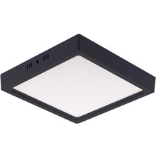 JUPITER 24W Sıva Üstü Kare LED Panel Siyah Kasa 3000K Jupıter