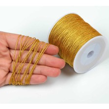 10 Metre - 0.80 mm Simli Paraşüt Ipi, Bileklik Ipi, Takı Ipi, Örgü Ip, Gümüş Renk