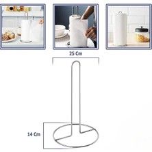 Bi Seyyar Dik Kağıt Havluluk Krom Renk