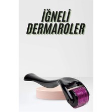 Bi Seyyar Saç Çıkarma Tarağı Dermaroller 540 Iğneli Roller 1 mm Iğne Cilt Yüz Yenileme Bakım Seti