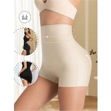 Mistirik Toparlayıcı Yüksek Bel Lazer Boxer Korse Ten Renk M Beden Konforlu Kullanım