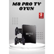 Bi Seyyar M8 Pro Mini 2.4g 10K Ultra Hd 64 GB Tv Box Android Tv Game Box  2 Adet Oyun Konsolu