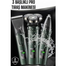 Bi Seyyar Kulak ve Burun Başlıklı Profesyonel Tıraş Makinesi