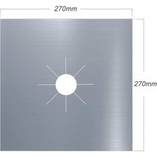 Bi Seyyar Ocak Koruyucu Alüminyum Ped Seti 4 Adet