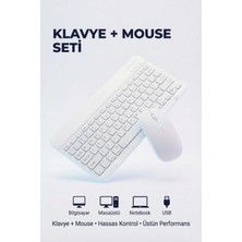 Kensa Tablet ve Bilgisayar Için Kablosuz Bluetooth Klavye ve Mouse Seti