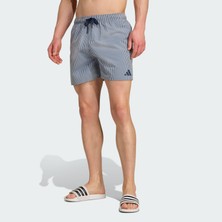 Adidas Sportswear JX2674 Seersucker Stripy Swim Shorts 5-Inch