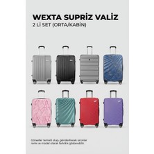 Wexta Valiz - Orta Boy ve Kabin Boy 2'li Set - Karışık Renk ve Karışık Model