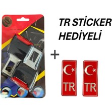 Tiger Marketing Honda Araçlarına Uyumlu 2 Adet Kemer Yükseltme Tokası ve (Tr Sticker Hediyeli)