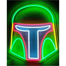 Spartan Kaskı Neon LED Işık 40 cm