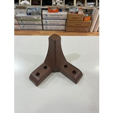 Karapolat Ürgüp 1.kalite Plastik Ceviz Renk 14 cm Mobilya Ayağı (4 Adet)