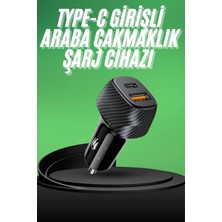 Datatek Type-C Girişli Araba Çakmaklık Şarj Cihazı 38W Oto Çakmaklık