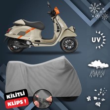 ULTRASHOP Vespa Gtv 300 Ie Su Geçirmez Motosiklet Brandası Dış Mekan Motosiklet Örtüsü